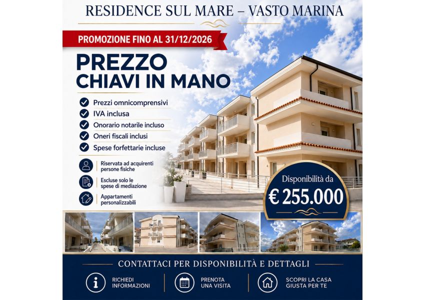 Appartamento con giardino in vendita a VASTO MARINA