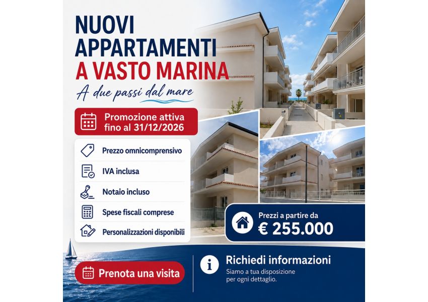 Appartamento con giardino in vendita a VASTO MARINA